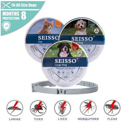 8-Month Flea & Tick Protection Collar - Pawlody