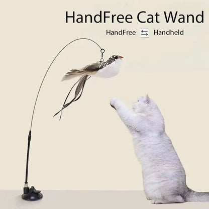 Cat Feather Wand Toy - Pawlody