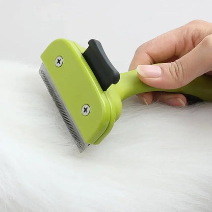 Efficient Pet Hair Remover: Multi-Function Dog & Cat Grooming Comb - Pawlody