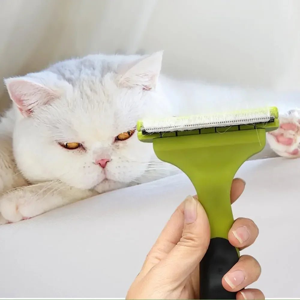 Efficient Pet Hair Remover: Multi-Function Dog & Cat Grooming Comb - Pawlody