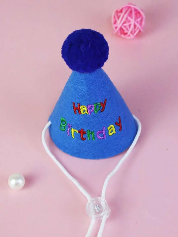 Pet Birthday Outfit Set with Hat & Bandana - Pawlody